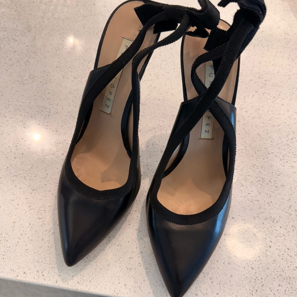 Pura Lopez Black Heels